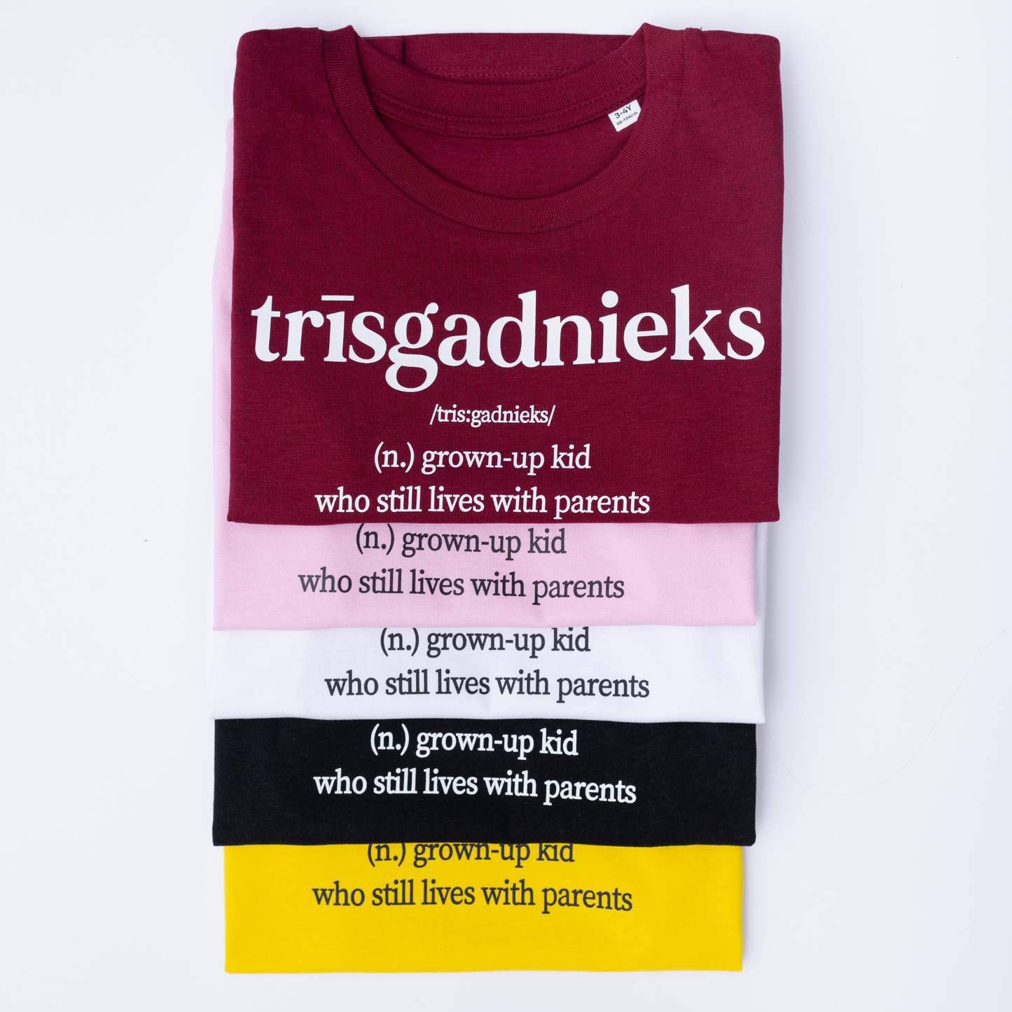 T-KREKLS TRISGADNIEKS, DZIMSANAS DIENAS DAVANA TRISGADNIEKAM, DZIMSANAS DIENAS DAVANA BERNIIEM, LIELISKA DAVANA SVETKOS BERNAM, SIRSNIGA DAVANA SVETKOS, DAVANA TRISGADNIEKAM, DAVANA BERNIEM