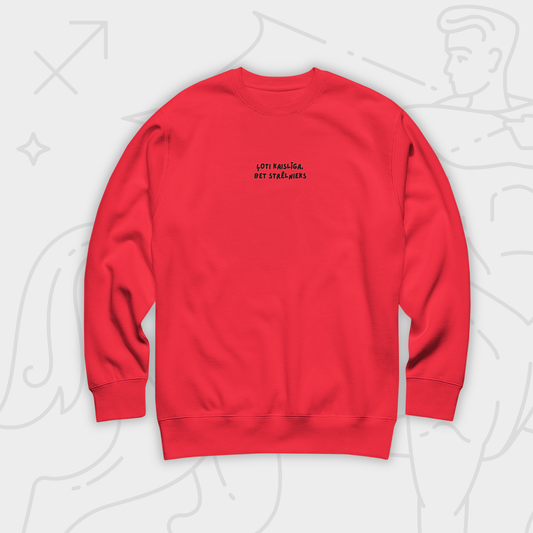 ĻOTI KAISLĪGS/-A, BET STRĒLNIEKS | SWEATSHIRT