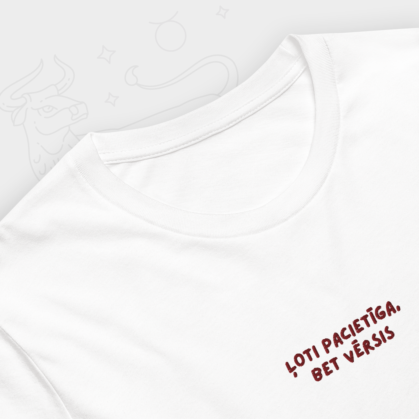 ĻOTI PACIETĪGS/-A, BET VĒRSIS | T-SHIRT