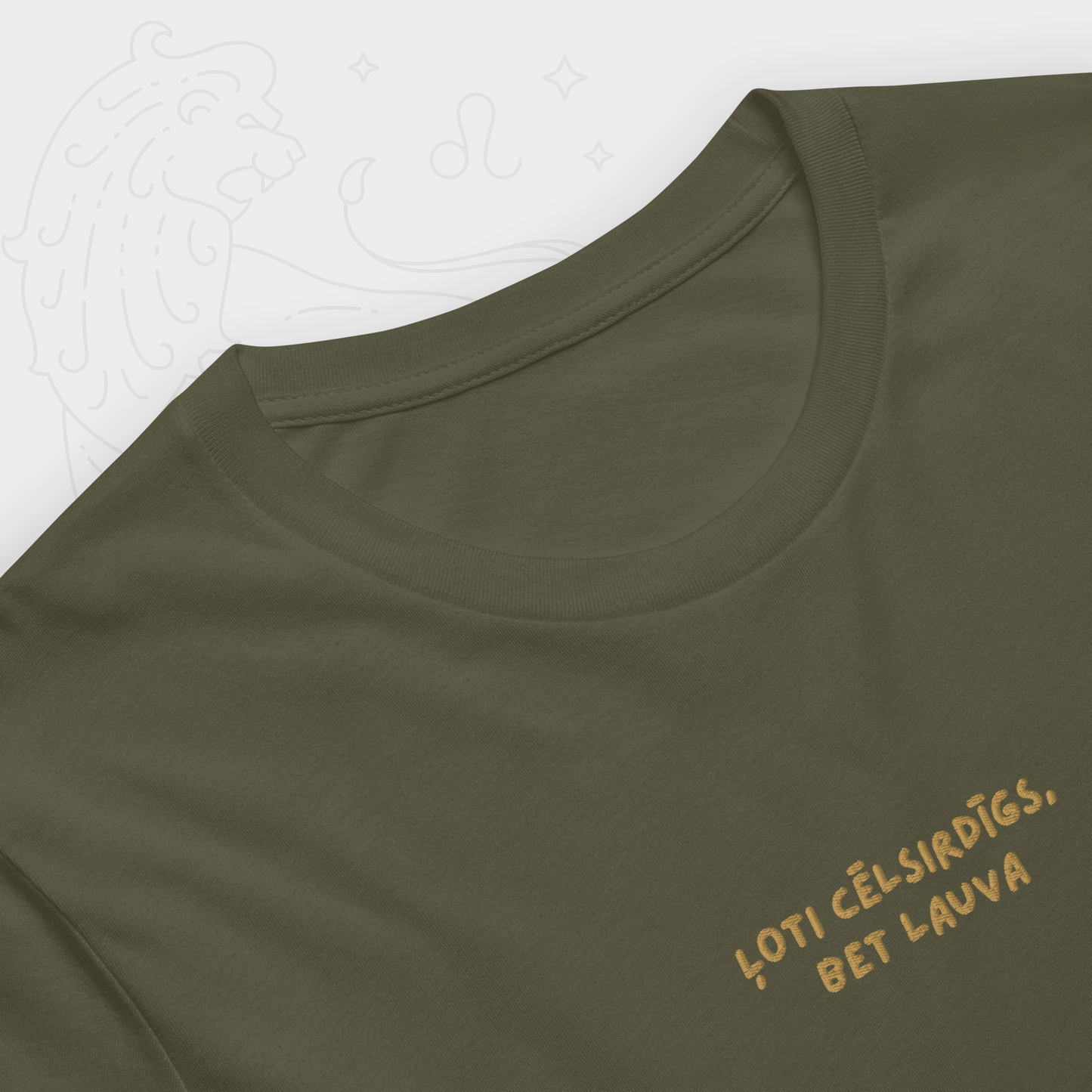ĻOTI CĒLSIRDĪGS/-A, BET LAUVA | T-KREKLS