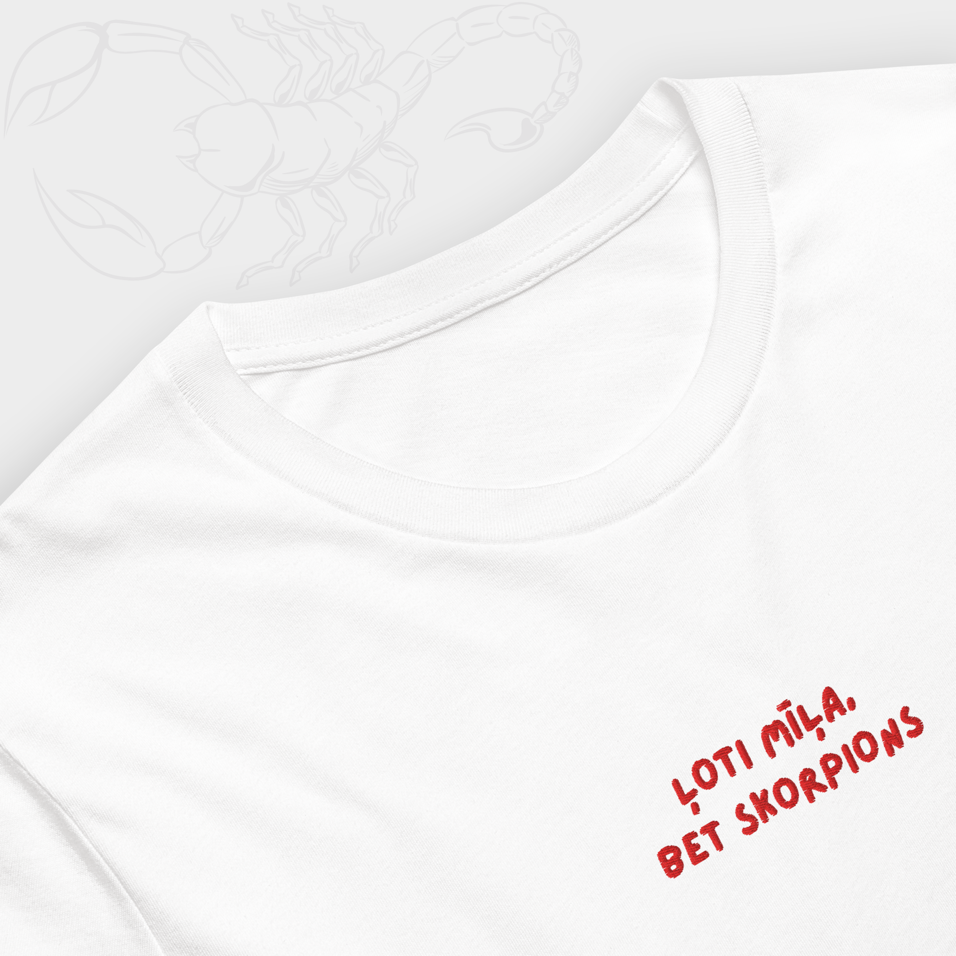LOTI MILA, BET SKORPIONS T-KREKLS SKORPIONAM, DZIMSANAS DIENAS DAVANA, LIELISKA DAVANA SVETKOS, SCORPIO BIRTHDAY PRESENT
SCORPIO BIRTHDAY GIFT