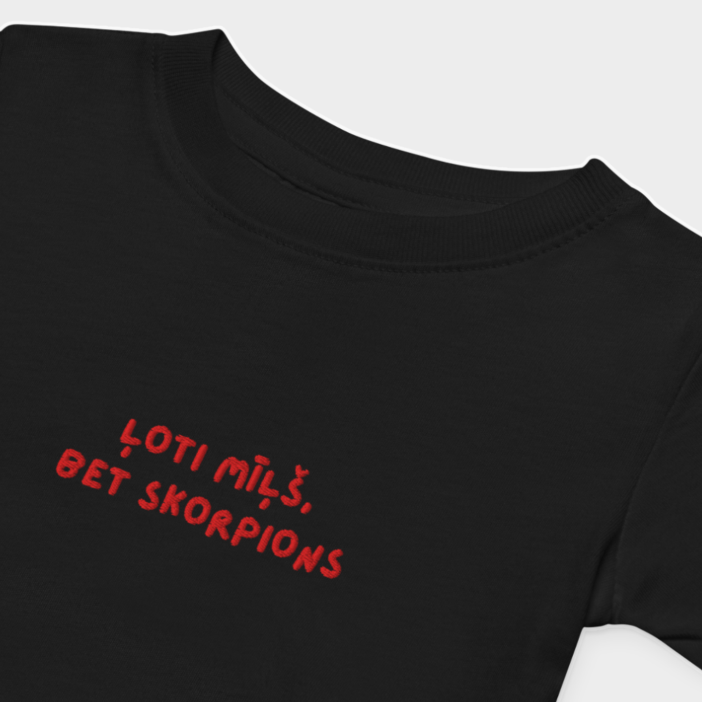 ĻOTI MĪĻŠ/-A, BET SKORPIONS, STILĪGA DĀVANA BĒRNIEM, DZIMŠANAS DIENAS DĀVANA MAZAJAM SKORPIONAM, DAVANAS BĒRNIEM, IZŠŪTS T-KREKLS, ORIĢINĀLA DĀVANA BĒRNAM, BĒRNU APĢĒRBS, SCORPIO GIFT, SCORPIO BIRTHDAY