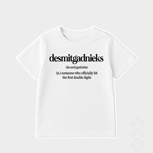 T-KREKLS DESMITGADNIEKS, SUPERIGA DAVANA DZIMSANAS DIENA DESMITGADNIEKAM, ORIGINALA DAVANA BERNIEM, LIELISKA DAVANA DZIMSANAS DIENA
TEN YEAR OLD BIRTHDAY TSHIRT