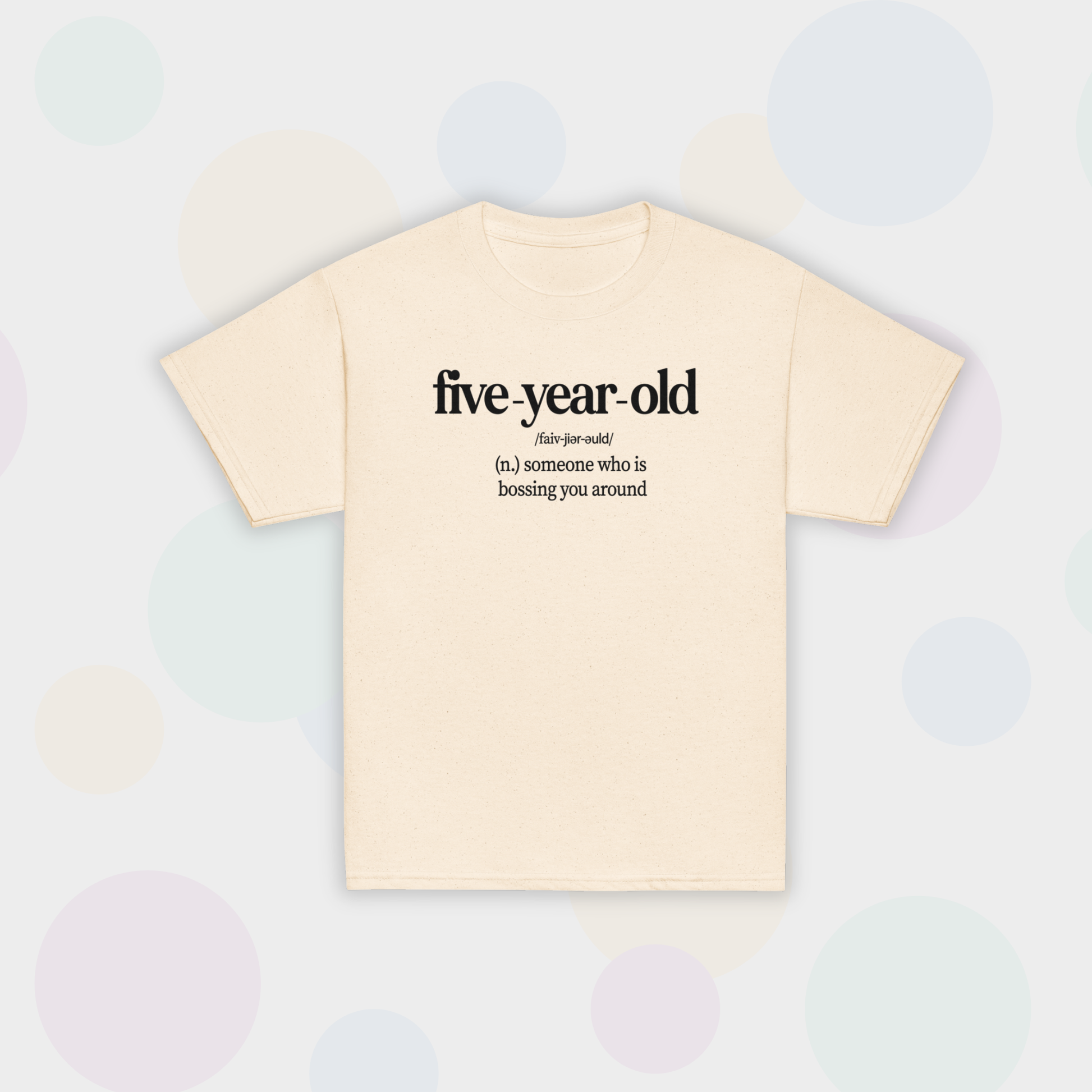 T-KREKLS FIVE-YEAR-OLD VANILAS