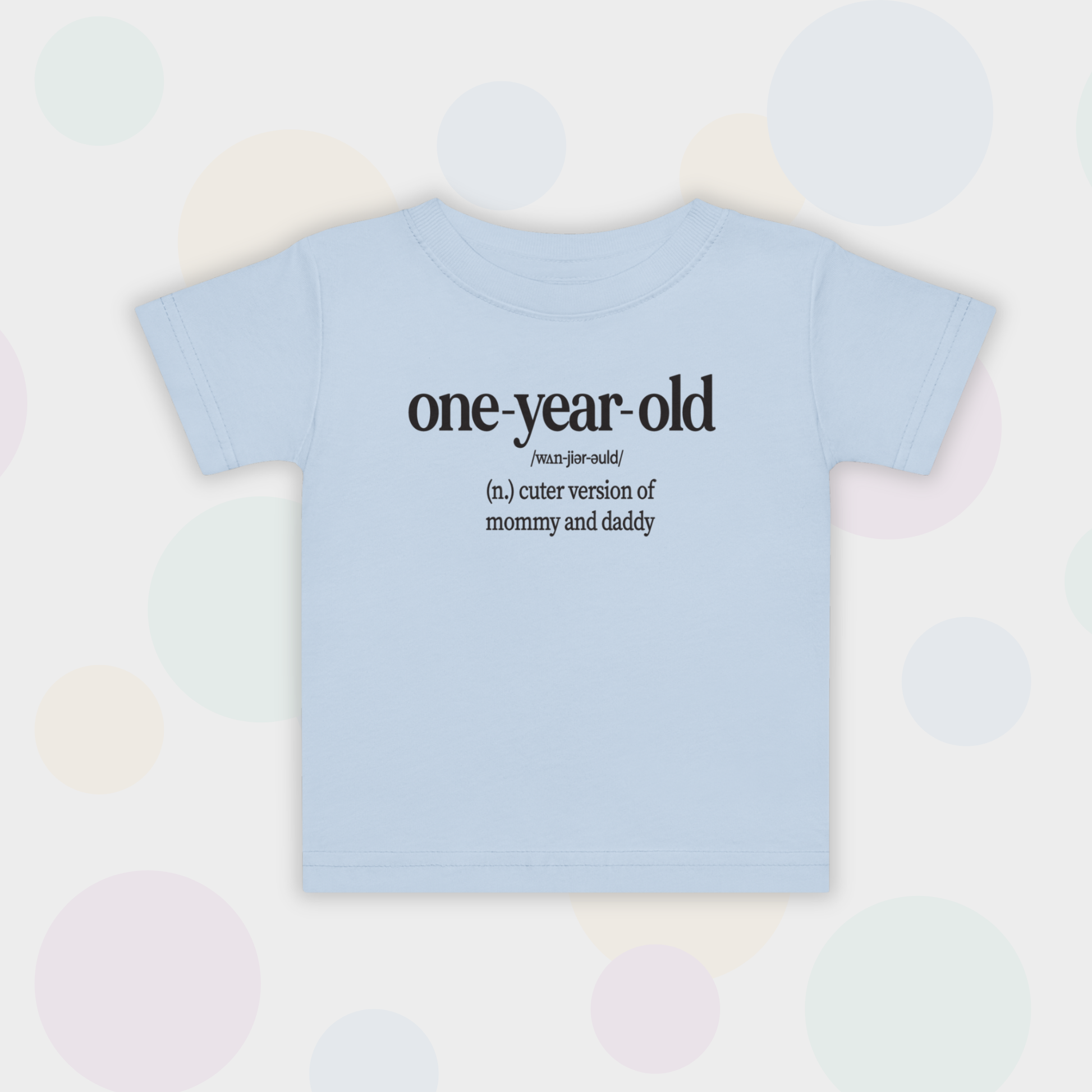 T-KREKLS ONE-YEAR-OLD, GAISI ZILS