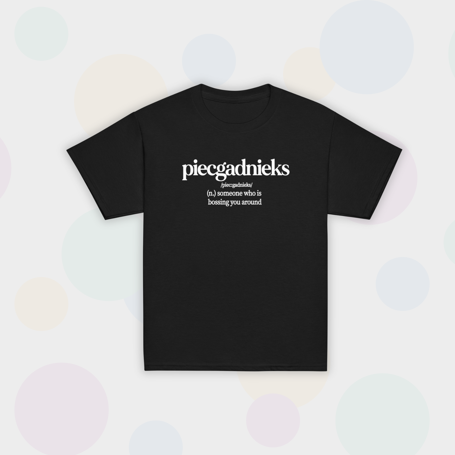 T-KREKLS PIECGADNIEKS MELNS