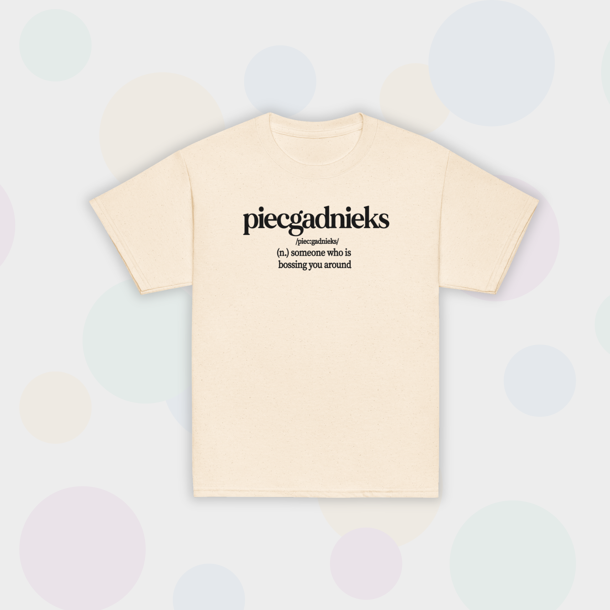 T-KREKLS PIECGADNIEKS VANILAS