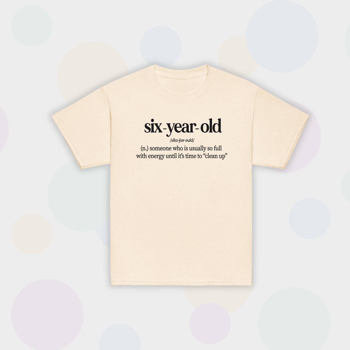 T-KREKLS SIX-YEAR-OLD VANILAS