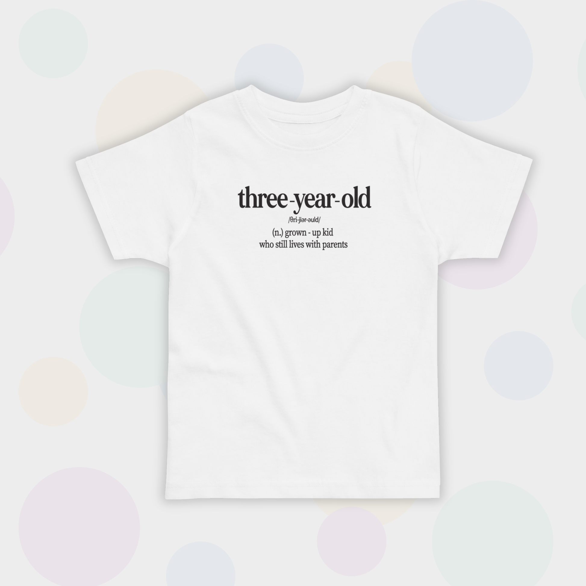 T-KREKLS THREE-YEAR-OLD, BALTS