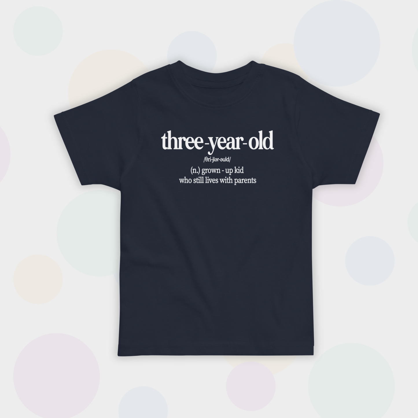 T-KREKLS THREE-YEAR-OLD, TUMSI ZILS