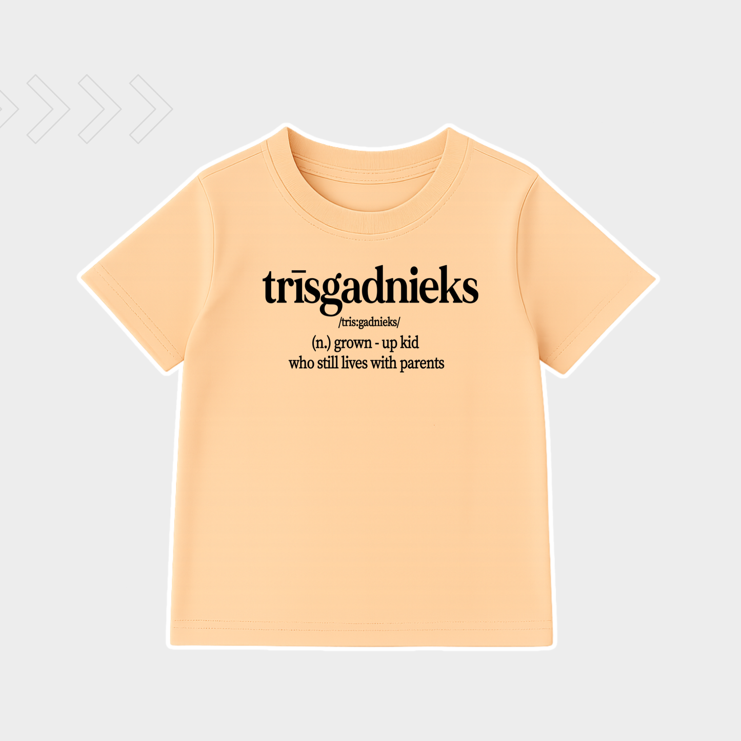 T-KREKLS TRISGADNIEKS, DZIMSANAS DIENAS DAVANA TRISGADNIEKAM, DZIMSANAS DIENAS DAVANA BERNIEM, LIELISKA DAVANA SVETKOS BERNAM, SIRSNIGA DAVANA SVETKOS, DAVANA TRISGADNIEKAM, DAVANA BERNIEM