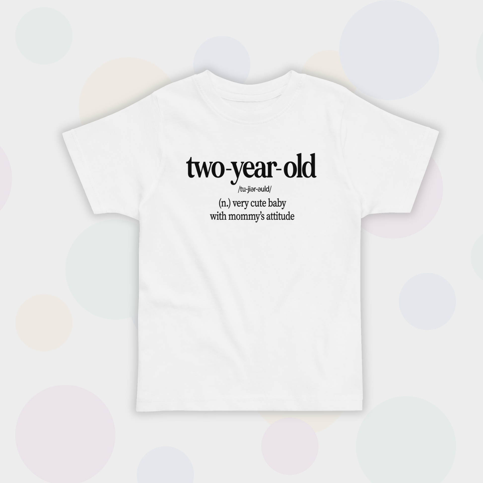 T-KREKLS TWO-YEAR-OLD, DZIMSANAS DIENAS T-KREKLS BERNIEM. LIELISKA DAVANA SVETKOS BERNIEM